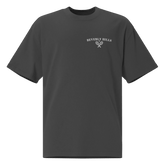 Beverly Hills Oversized T-Shirt Faded Black Front
